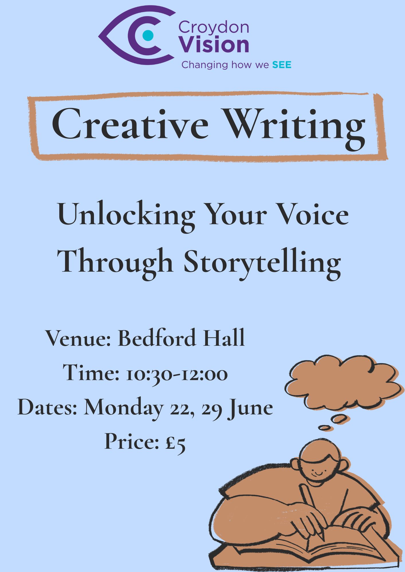 Creative Writing Class Poster