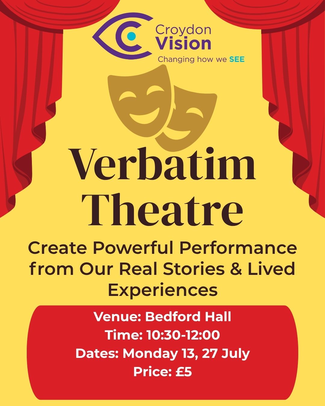 Verbatim Theatre Poster